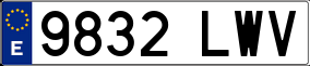 Truck License Plate